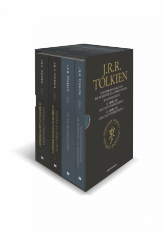 Estuche Tolkien 2 (Silmarillion, Cuentos Inconclusos, Hª Tierra Media 1 y 2)