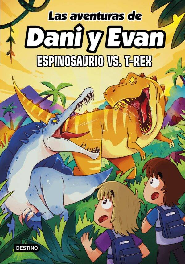 Las aventuras de Dani y Evan 10. Espinosaurio vs. T-Rex