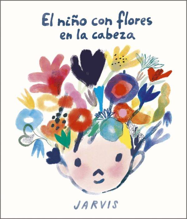 El niño con flores en la cabeza